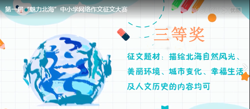 三等奖：忆北海